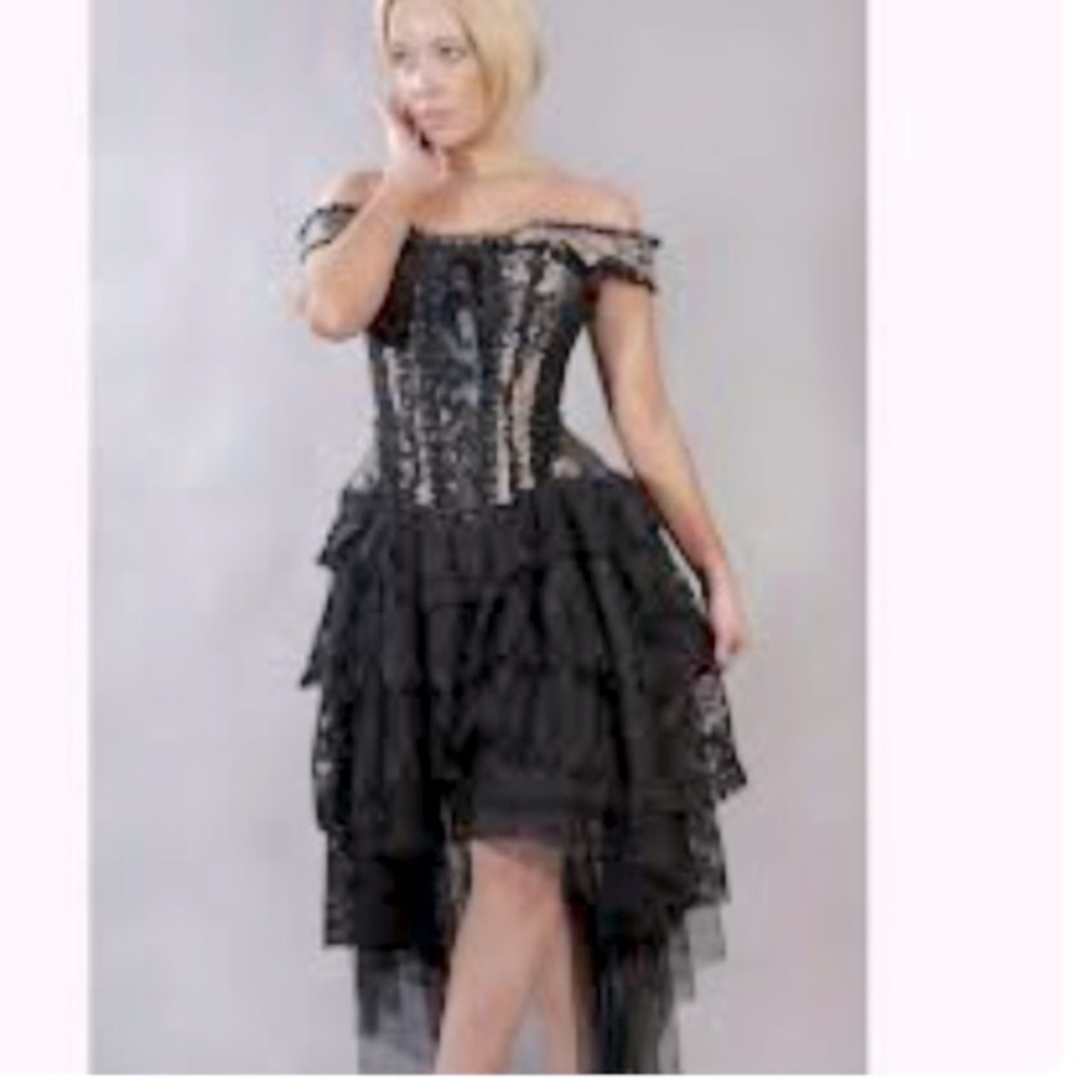 Burleska Ophelia Taffeta Dress